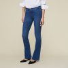 Jeans | LOIS Melrose Leia Teal - Mid Rise Flare Medium Blue