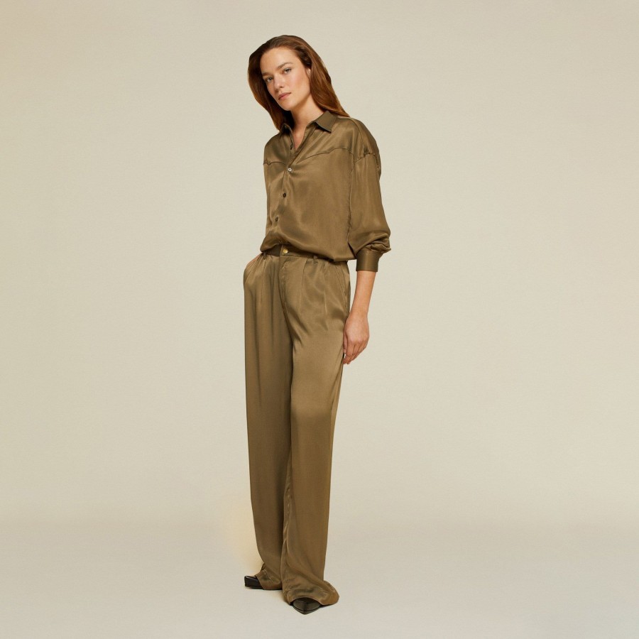 Trousers | LOIS Wanda-J Aitana Shine Green