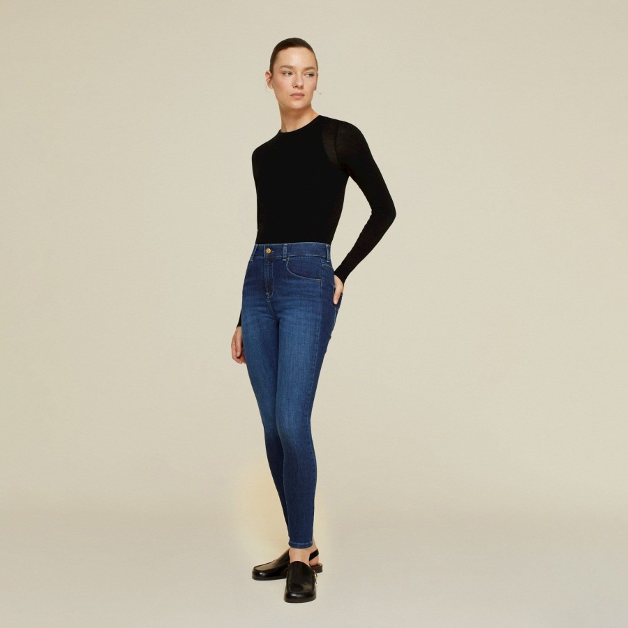 Jeans | LOIS Celia Marconi Mist - High Rise Skinny Dark Blue