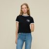 T-Shirts | LOIS Emma-Dr Embro Oval - Tee 99 Black