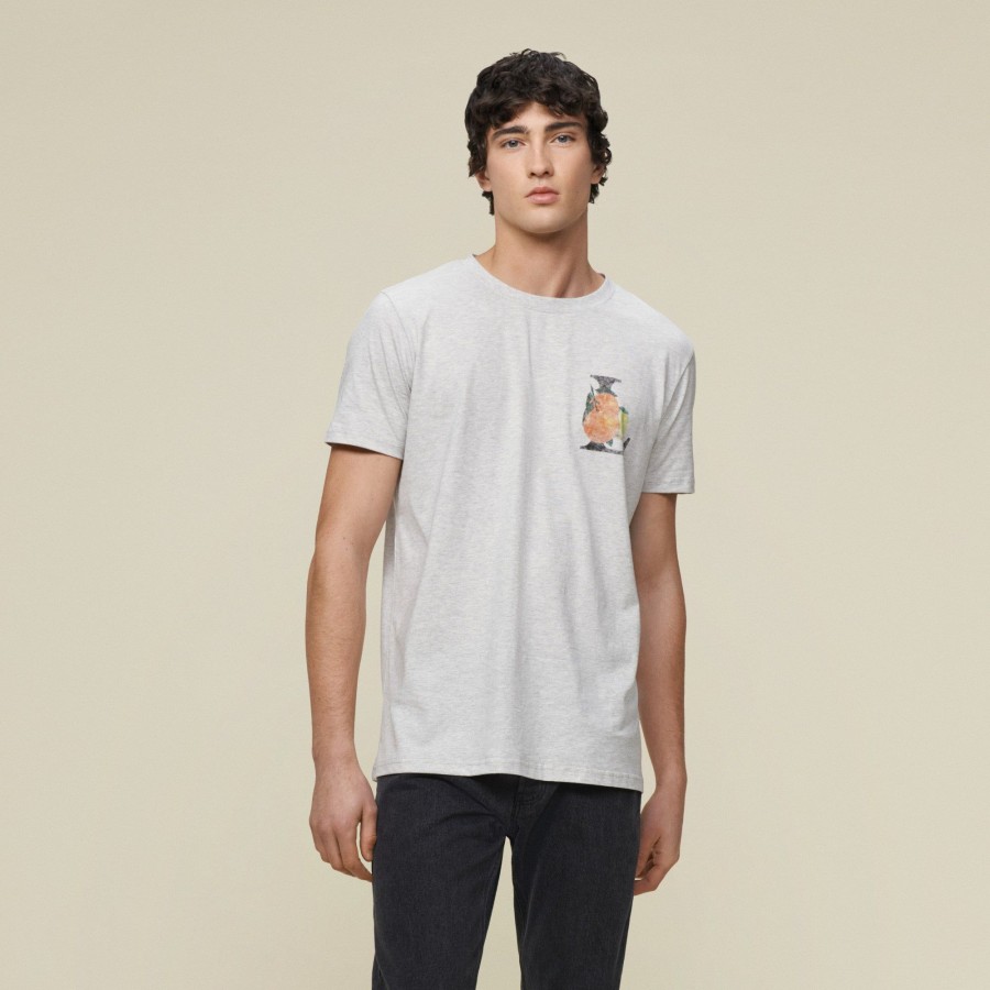 T-Shirts | LOIS Camiseta (M) Small Naranjas - Classic Tee Grey