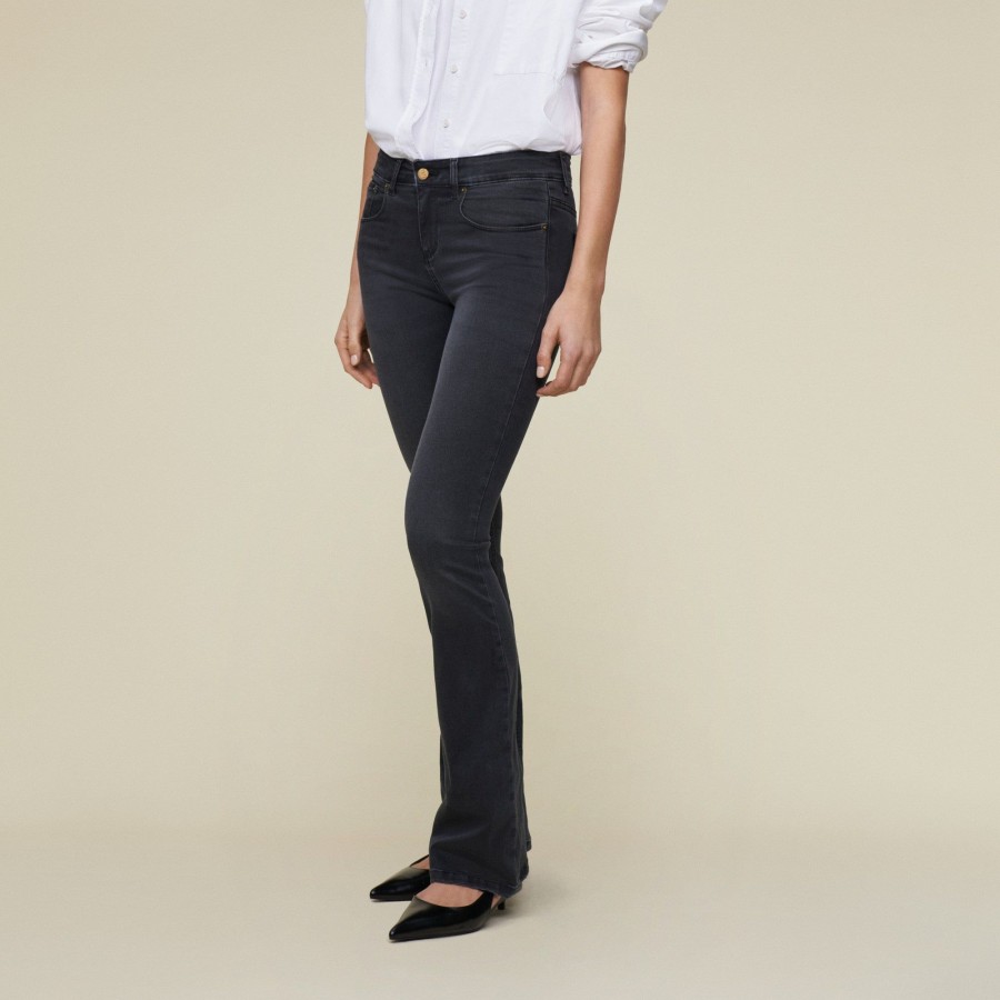 Jeans | LOIS Melrose Kilian Stone - Mid Rise Flare Black