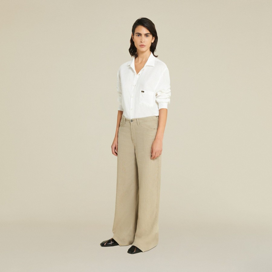 Shirts | LOIS Lucas Xl Linen Shirt - Classic Shirt White