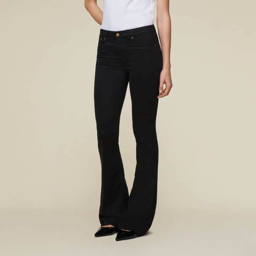 Jeans | LOIS Raval-16 Lea Soft Colour - High Rise Flare Black