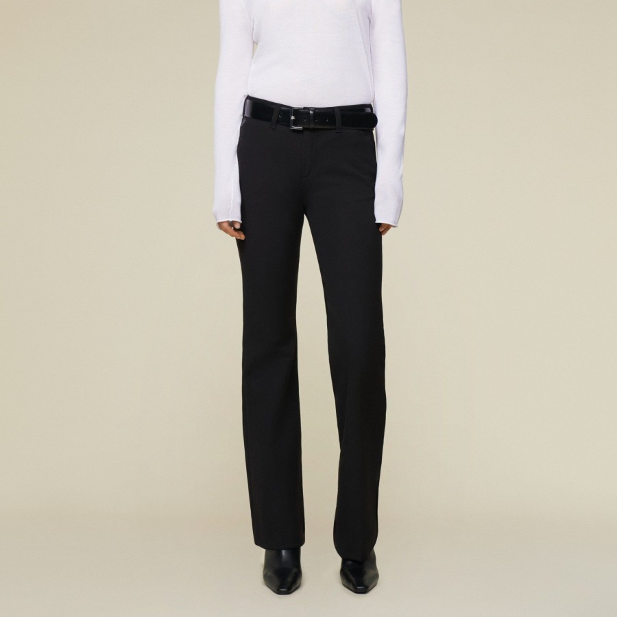 Trousers | LOIS Silvia Suple Roble Wool - High Rise Flare