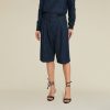 Jeans | LOIS Clara Noad Bermuda - Pleated Short Dark Blue