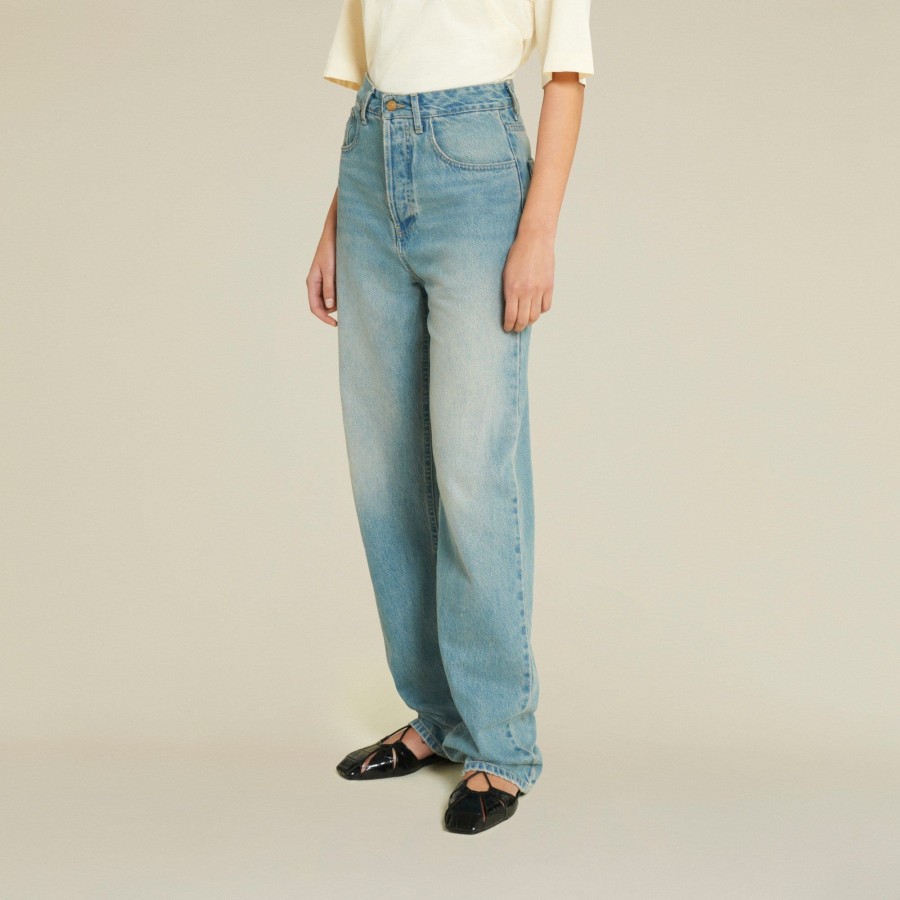 Jeans | LOIS Maya Oregon Clay - High Rise Relaxed Fit Light Blue