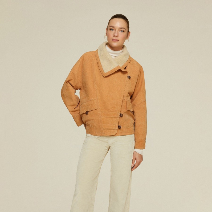 Jackets | LOIS Abel Suede Jack Brown