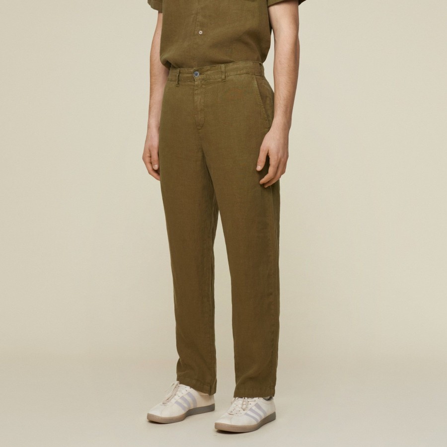 Trousers | LOIS Unico Linen Ink - Classic Chino