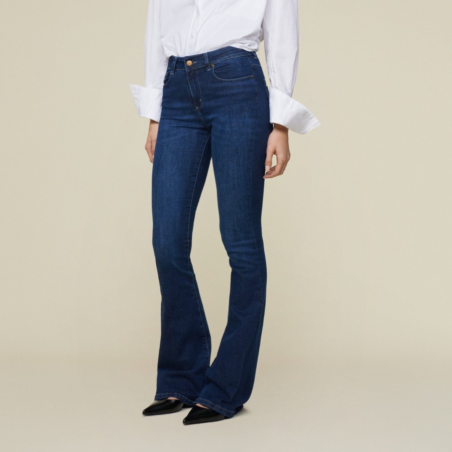 Jeans | LOIS Raval-16 Marconi Mist - High Rise Flare Dark Blue