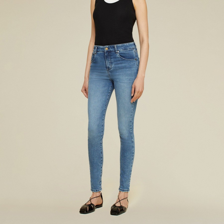 Jeans | LOIS Celia Re Ram Cobalt - High Rise Skinny Medium Blue