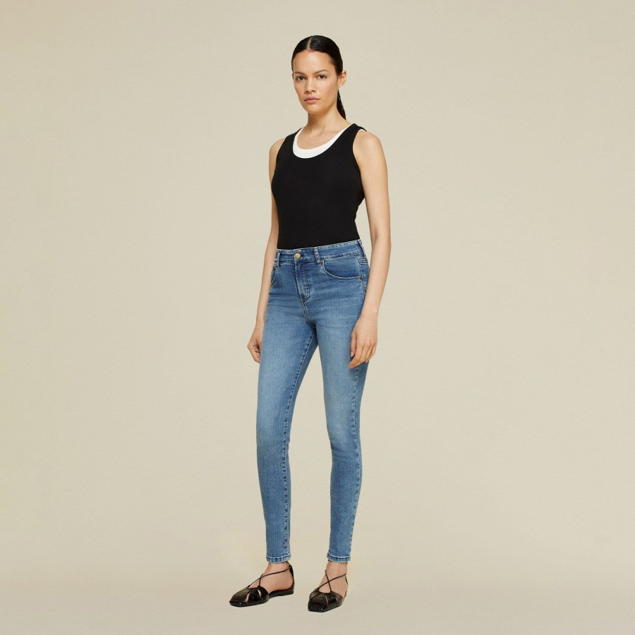 Jeans | LOIS Celia Re Ram Cobalt - High Rise Skinny Medium Blue