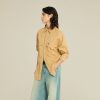 Shirts | LOIS Harper Topo Piping - Oversized Shirt Brown