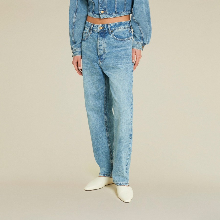 Jeans | LOIS Dana Jackson Saddle - Mid Rise Relaxed Fit Medium Blue