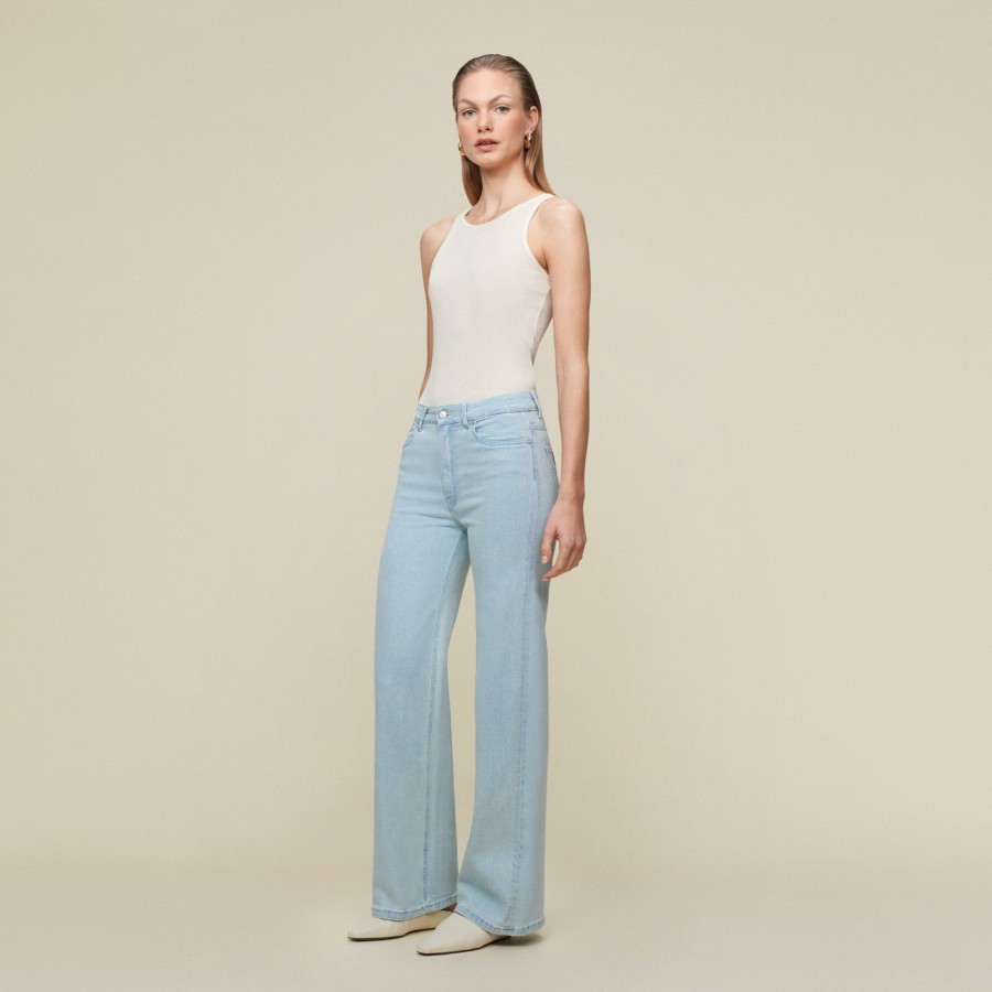 Jeans | LOIS Palazzo Denver Summer - Mid Rise Wide Leg Light Blue