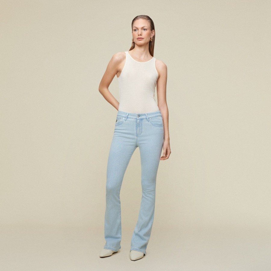 Jeans | LOIS Raval 16 Denver Summer - High Rise Flare Light Blue