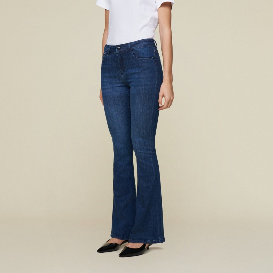 Jeans | LOIS Raval 16 Leia Beat - High Rise Flare Dark Blue