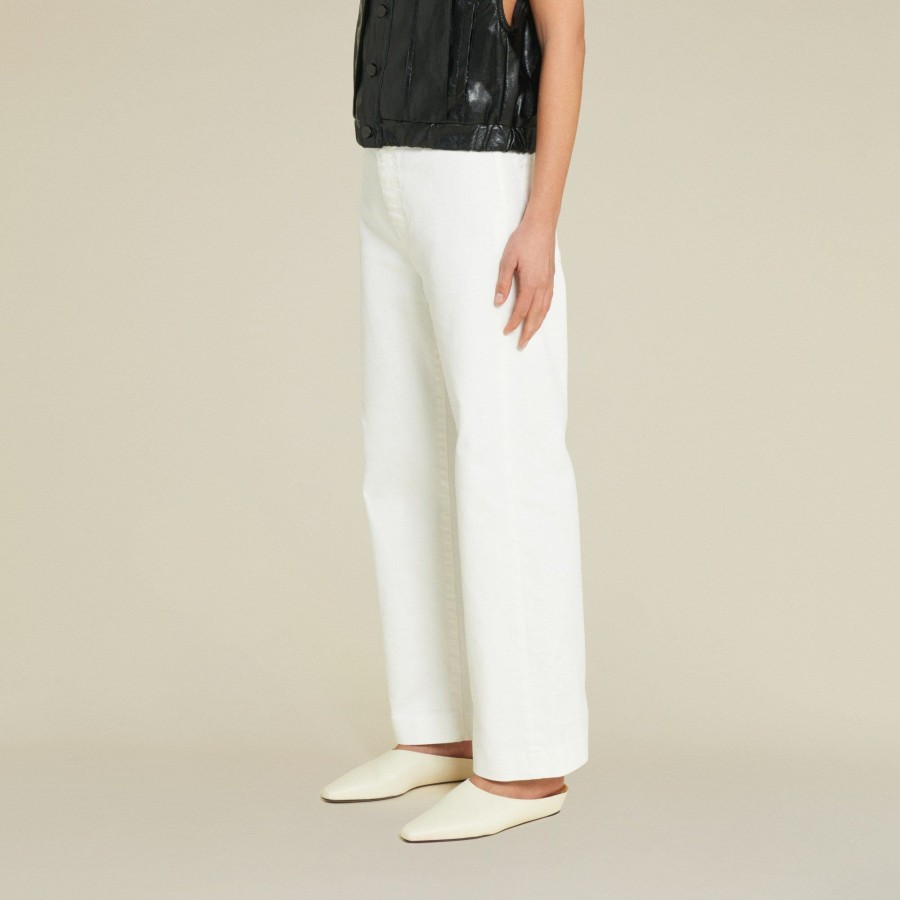 Jeans | LOIS Colette Mistral R Memphis High Rise Wide Leg White