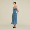 Dresses | LOIS Kenya Soft Amazone Stone - Midi Dress Medium Blue