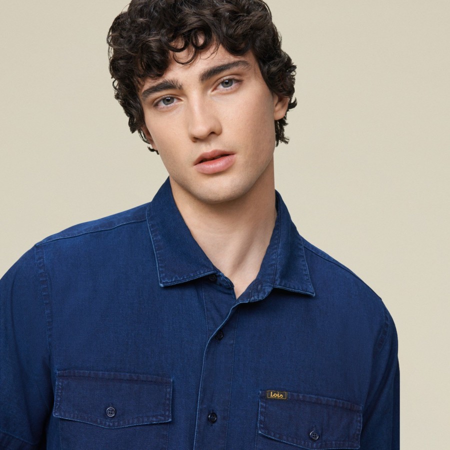 Shirts | LOIS Felix Mc Onesi Denim - Shirt Dark Blue