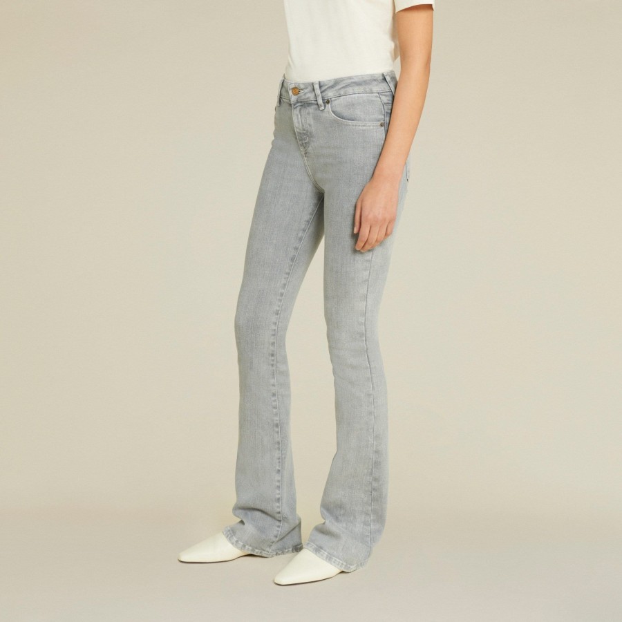 Jeans | LOIS Raval 16 Caspar Ember High Rise Flare Grey