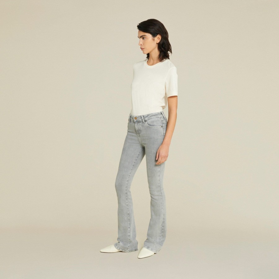 Jeans | LOIS Raval 16 Caspar Ember High Rise Flare Grey