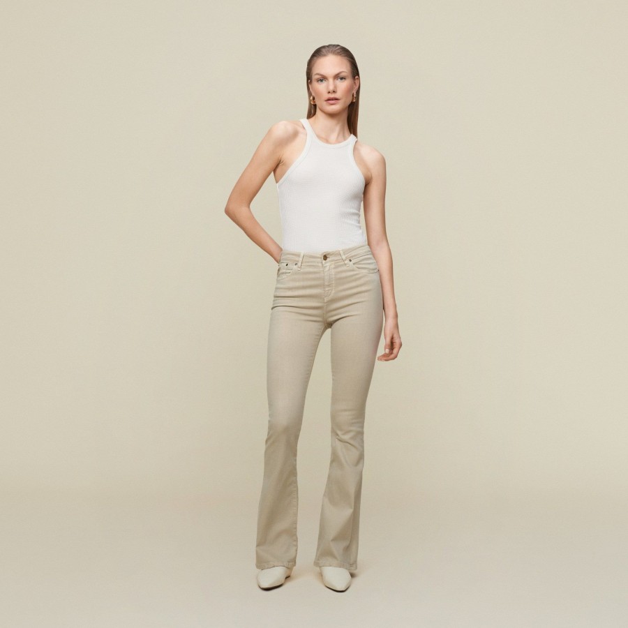 Trousers | LOIS Raval 16 Megalia Shot - High Rise Flare